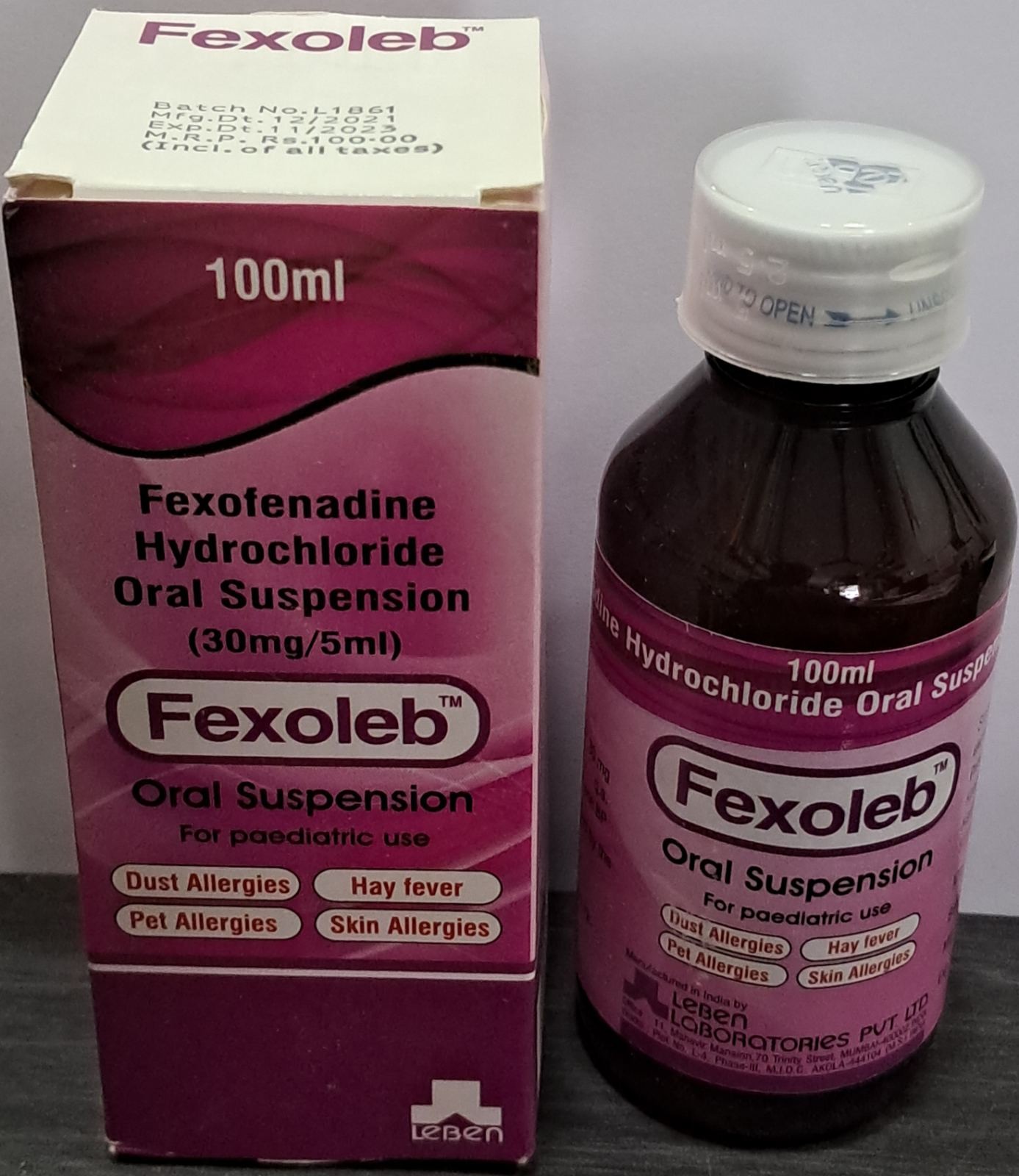 Fexoleb Suspension 100ml