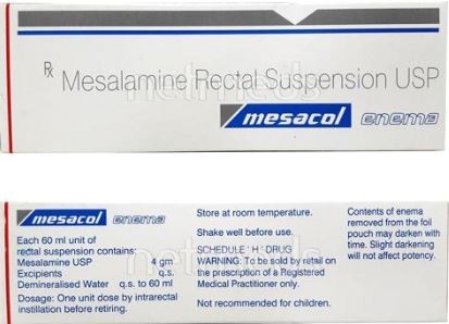 Mesacol Enema 4gm/60ml